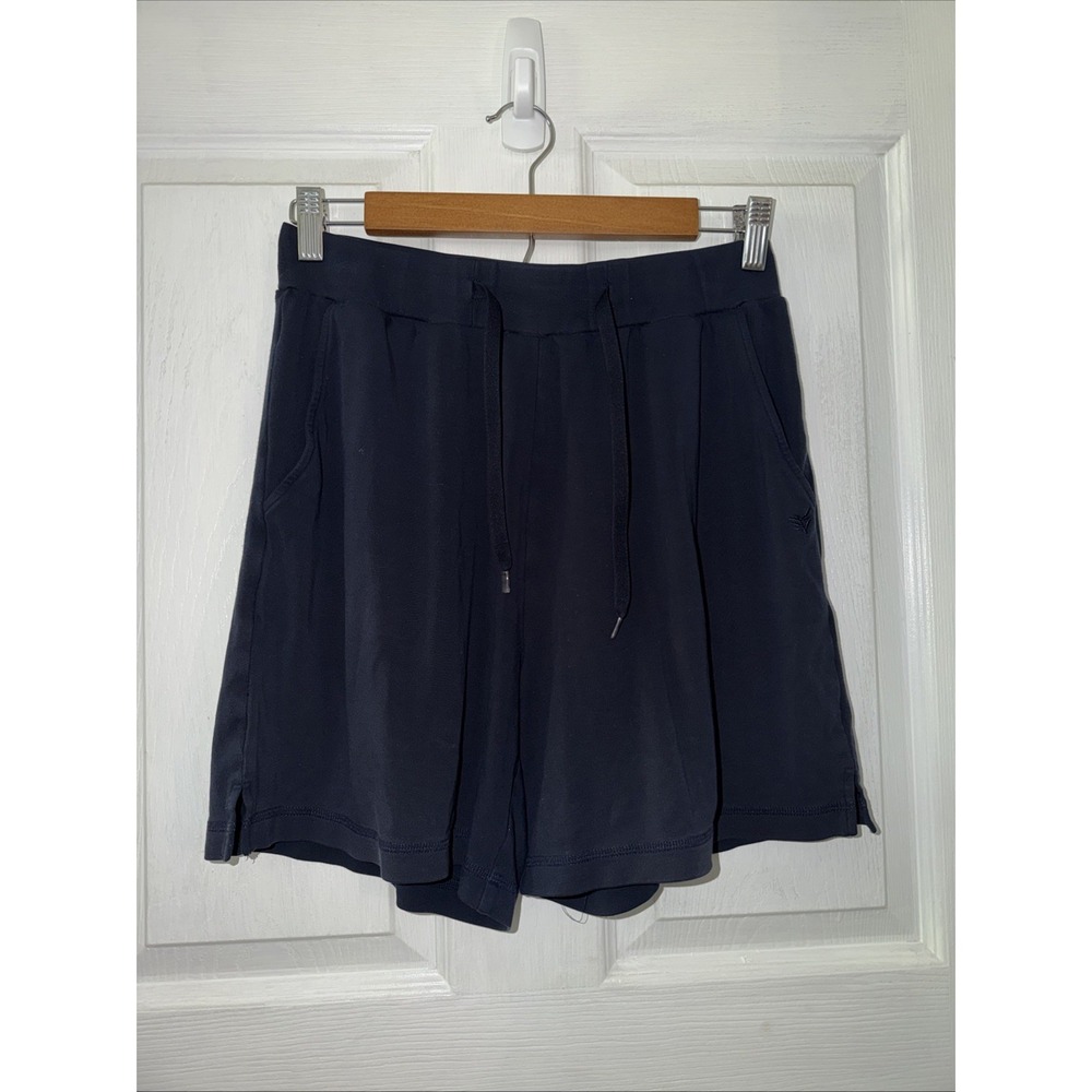 Cozy Earth Women's Navy Lounge Shorts Size S Small Bamboo 5.5" High Rise